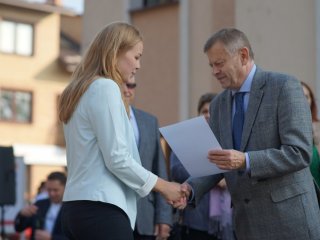 Fotorelacja z uroczystości wręczenia stypendiów