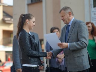 Fotorelacja z uroczystości wręczenia stypendiów