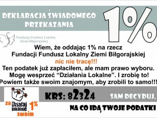 Sam decyduj na co idą Twoje podatki!