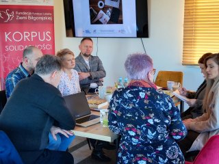 Spotkanie Lokalnej Koalicji Wolontariatu, zorganizowane przez Biłgorajskie Partnerstwo Na Rzecz Wolontariatu