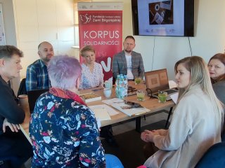 Spotkanie Lokalnej Koalicji Wolontariatu, zorganizowane przez Biłgorajskie Partnerstwo Na Rzecz Wolontariatu