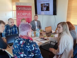 Spotkanie Lokalnej Koalicji Wolontariatu, zorganizowane przez Biłgorajskie Partnerstwo Na Rzecz Wolontariatu