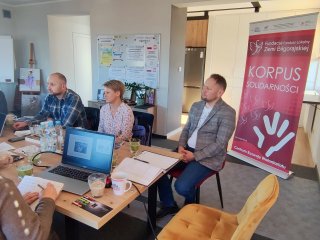 Spotkanie Lokalnej Koalicji Wolontariatu, zorganizowane przez Biłgorajskie Partnerstwo Na Rzecz Wolontariatu