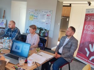 Spotkanie Lokalnej Koalicji Wolontariatu, zorganizowane przez Biłgorajskie Partnerstwo Na Rzecz Wolontariatu